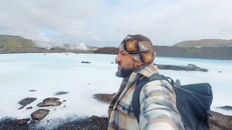 walking around the blue lagoon