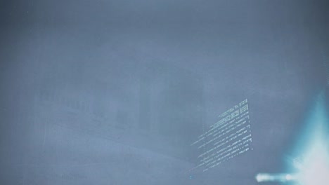animación de gráficos de barras, datos financieros con destellos en la interfaz gráfica de la computadora