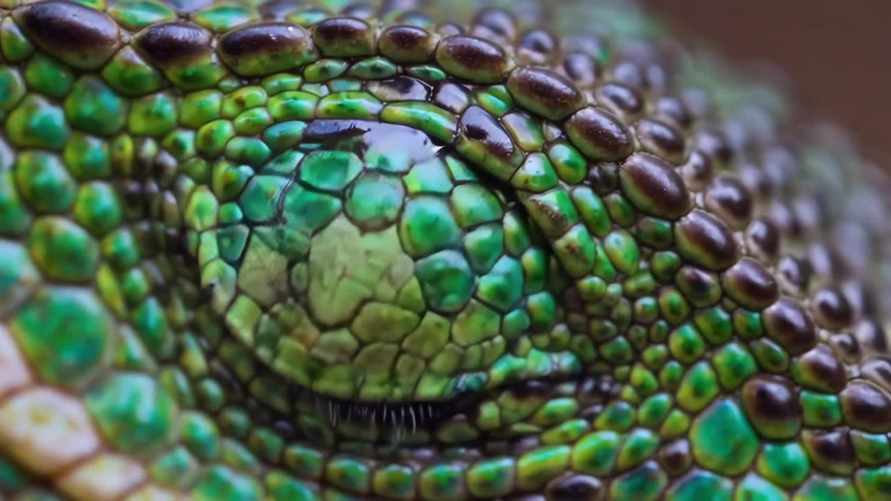 Close-up of a Lizard's Eye