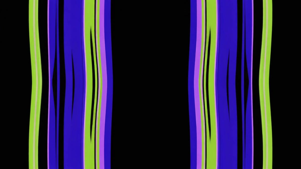 Abstract Animation of Vertical Colorful Lines Moving on Black Background