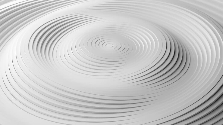 Fundo de luz branca, construção arquitetônica futurista. Animação em loop.