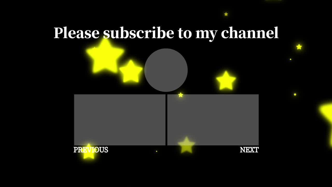 객체 조명 엔드 카드 엔딩 스크린 모션 그래픽