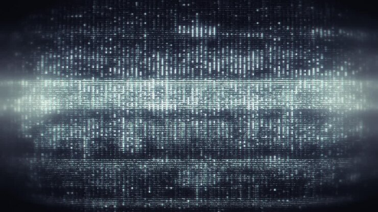 Abstract Digital Glitch and Static Noise Background