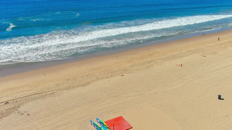 Venice-Beach-Life-Guard-Tower-|-Aerial-Flyby