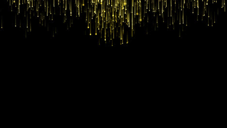 award-Gold-Particles.-shining-neon-lines-Glamour-Rain-falling-animation-on-black-background