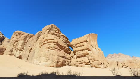 rock formation in wadi rum