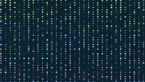patrón de puntos de arco iris degradado de movimiento