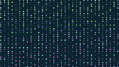 motion gradient rainbow dots pattern