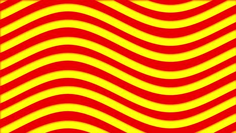 patrón ondulado rojo y amarillo