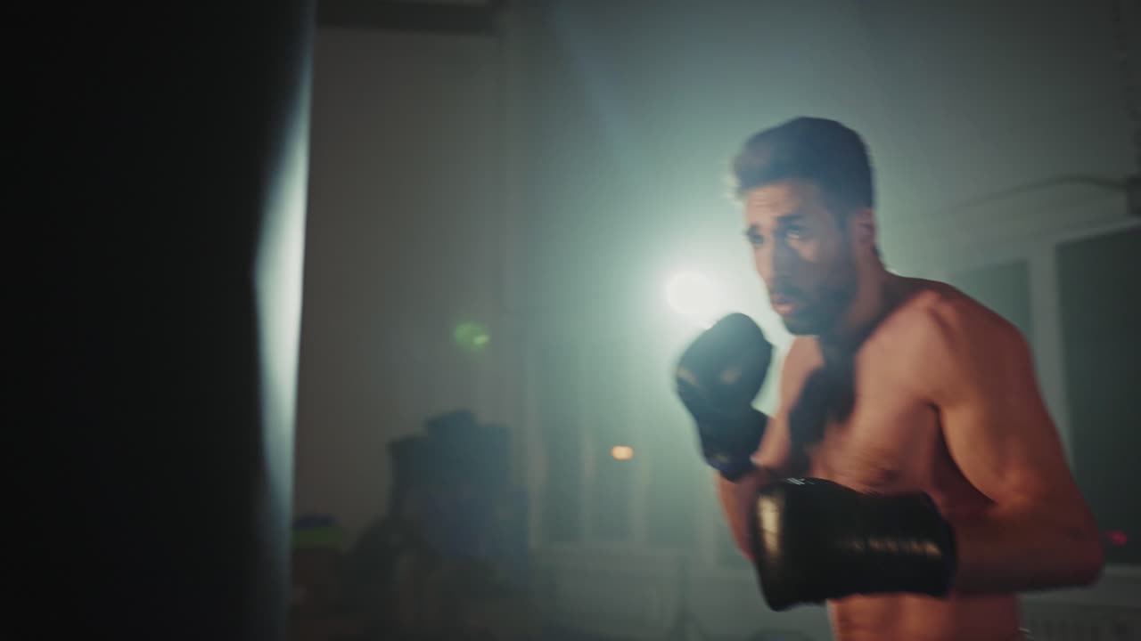 남자 권투 훈련