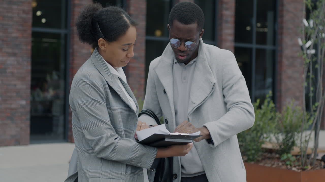 Business Meeting Outdoors