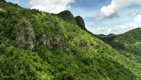 mountain at cayey puerto rico on a sunny