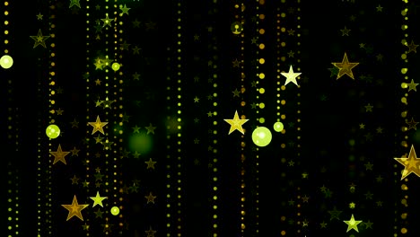 elegant stars falling