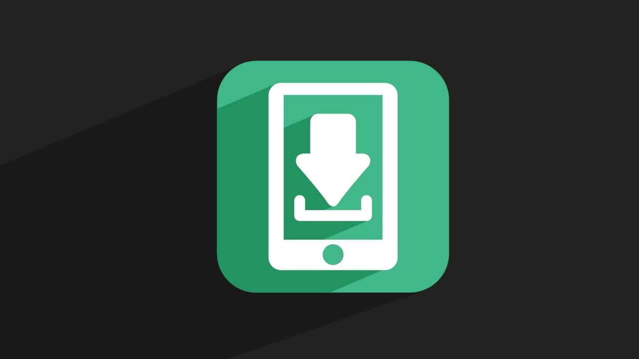 icono de descarga para la aplicación móvil