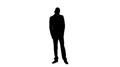 Silhouette-of-stressed-businessman