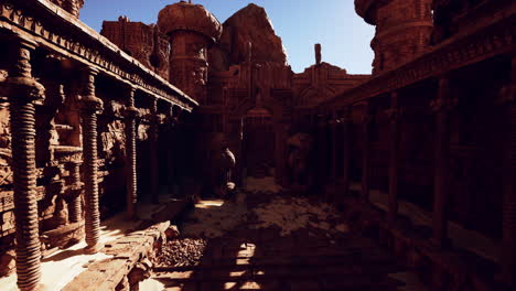 antiguas ruinas en el desierto