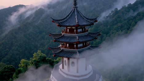 misty mountain pagoda