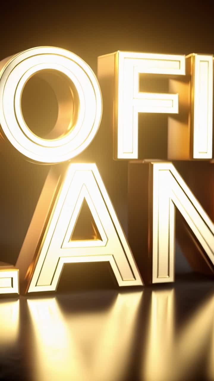 Golden Letters Showcase: Eye-Catching Display of the Words 'PROFIT PLAN' in a Sleek, Polished Environment, Highlighting Financial Success and Strategy Goals