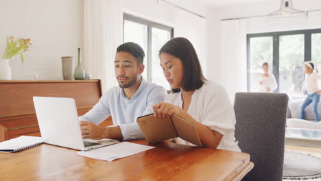 Stress,-finance-and-upset-parents-talking