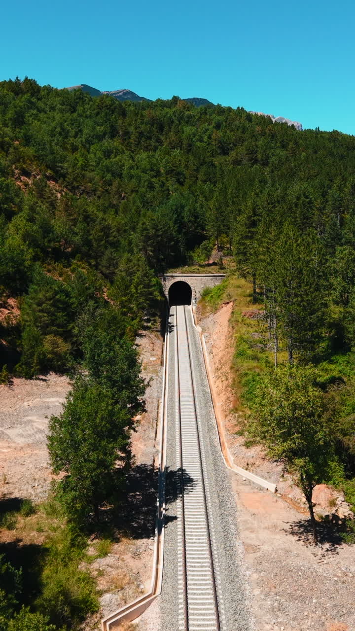 Galleria ferroviaria attraverso le montagne