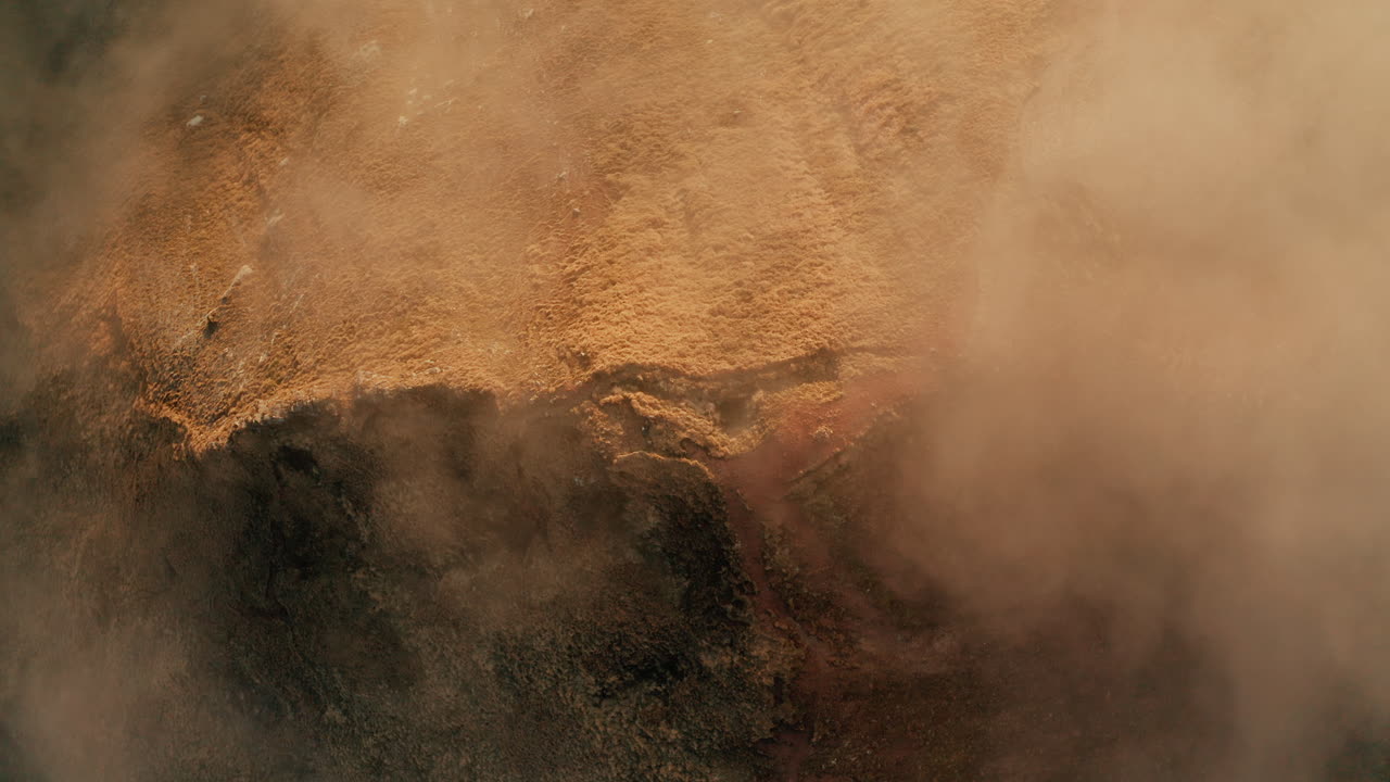 Volcanic Geothermal Landscape