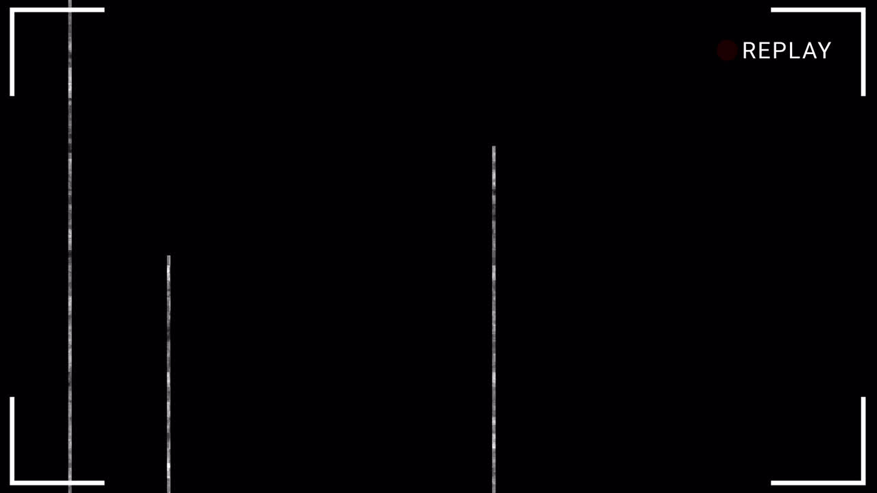 Linee verticali animate e dinamiche su sfondo nero