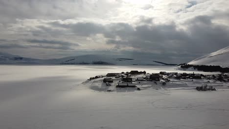 discovering frozen tabatskuri village, samtskhe-javakheti region