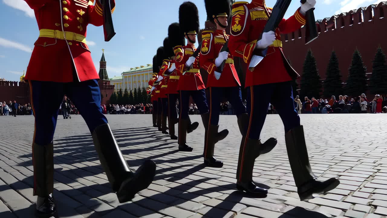 Guards of the Kremlin in Red Square