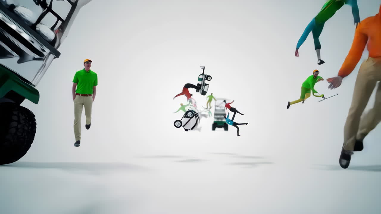 Automated Golf Ball Dispenser and Golfer