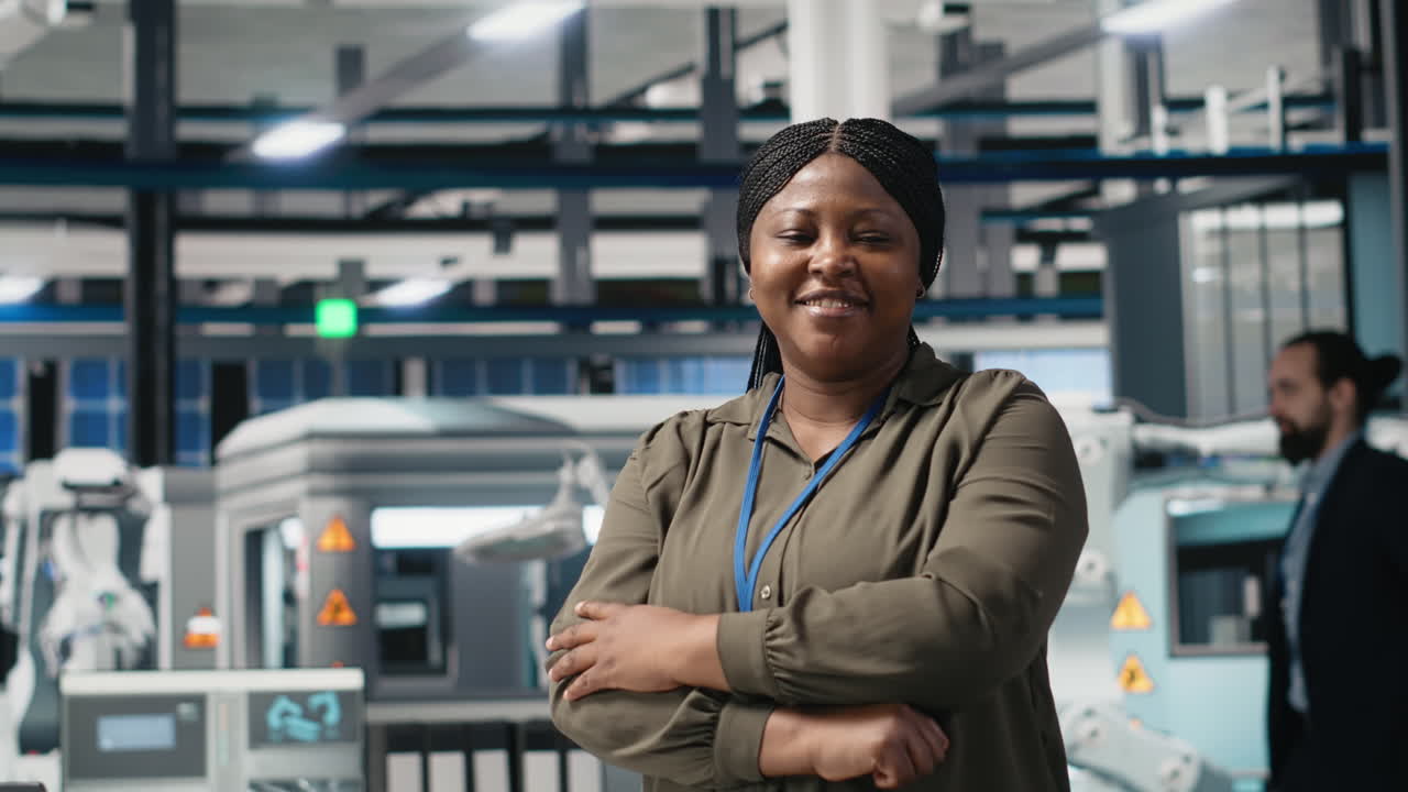 Ritratto di uno scienziato in un laboratorio