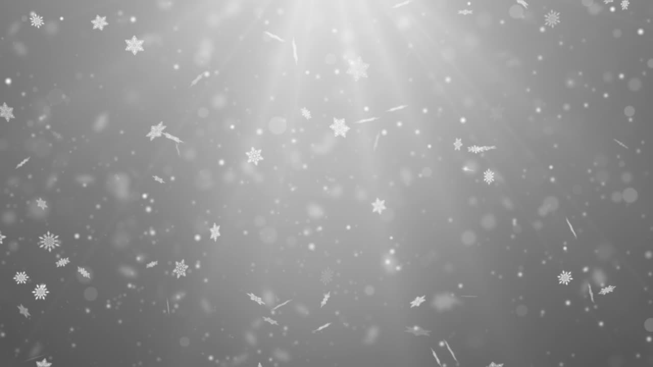 el fondo de los copos de nieve que caen