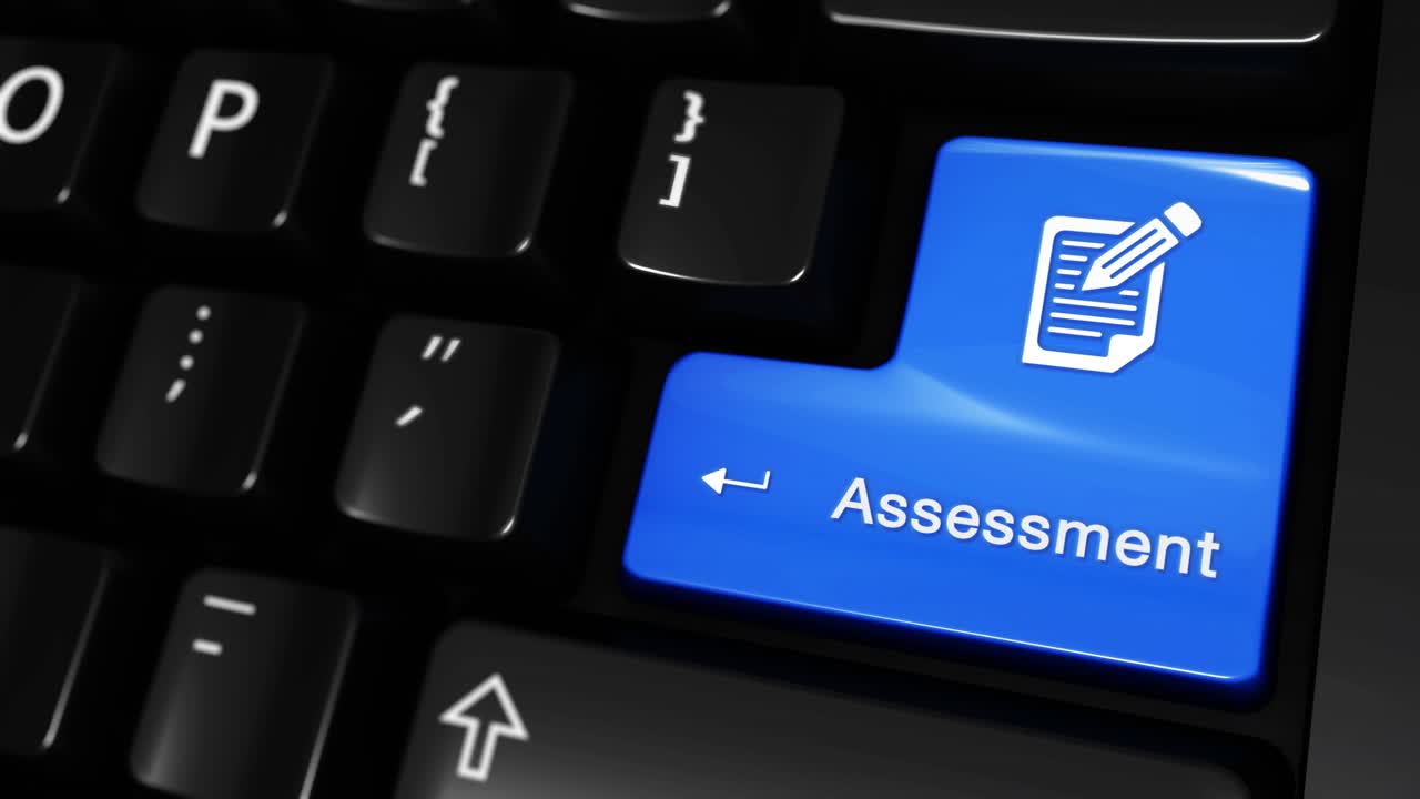 Assessment Key on a Computer Keyboard