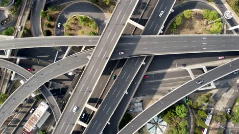 aerial view of impressive junction in mexico city