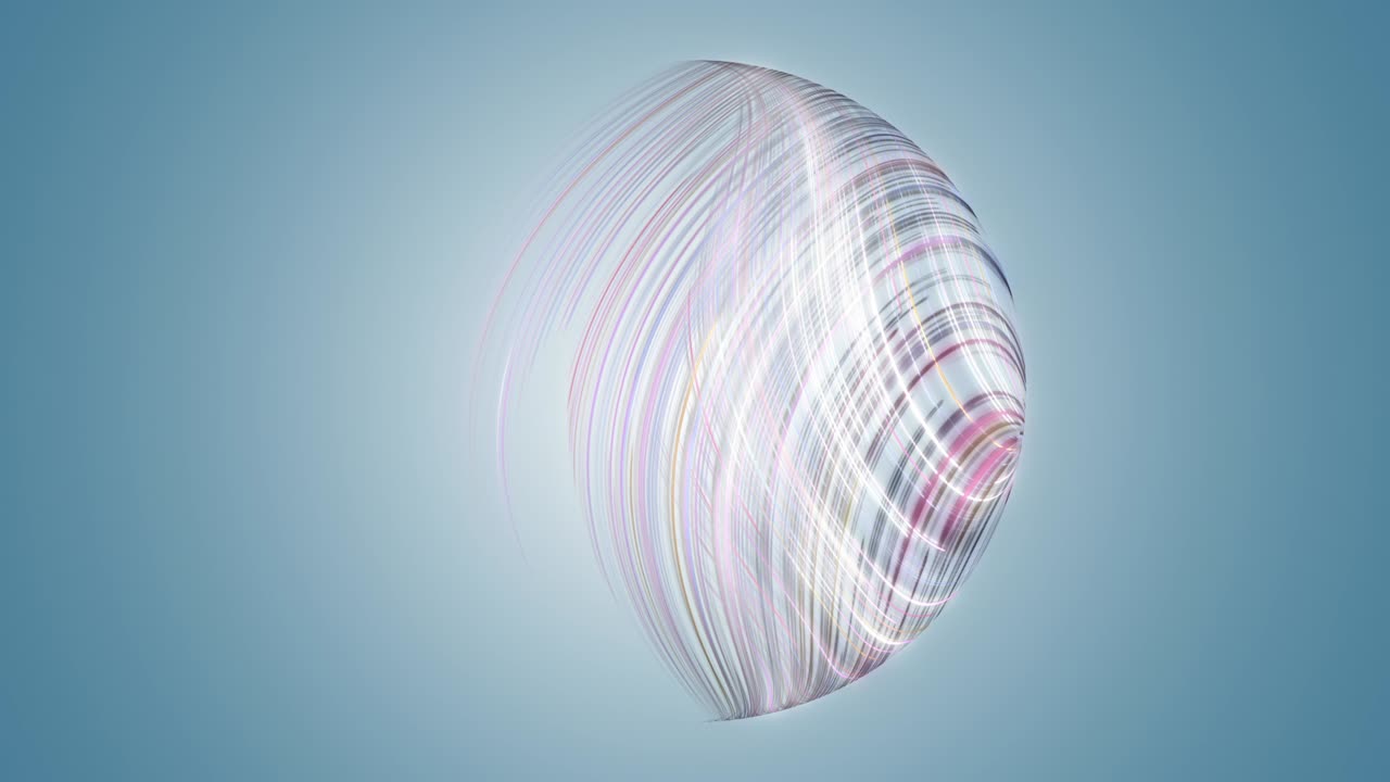 추상적인 배경, 밝은 녹색과 파란색 소용돌이 4k 비디오