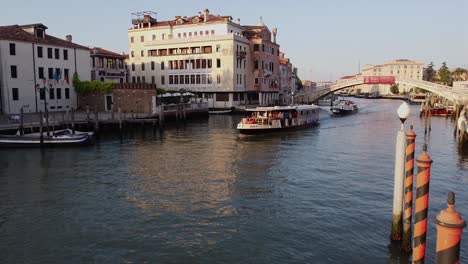 Perspectiva-única-De-Venecia,-Italia