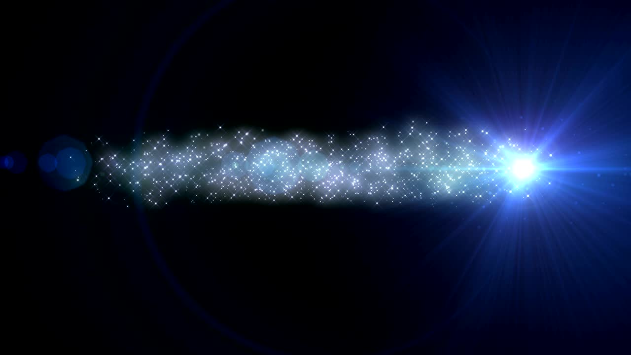 가운 플레어 입자 먼지 4k