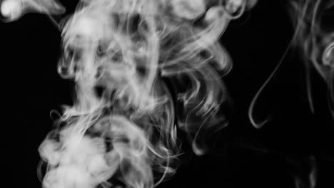 smoke element over black