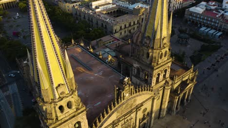 People-Walking-in-Front-of-Guadalajara-Cathedral