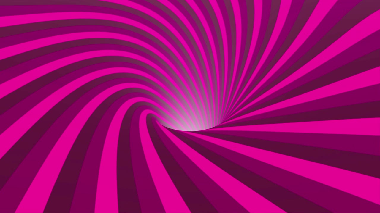 추상적인 배경: 보라색과 분홍색 텍스처를 가진 회전 및 루프 가능한 벌레 구
