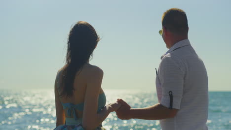 couple enjoying the ocean view