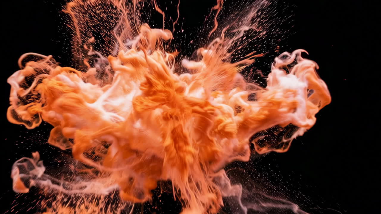 explosión de tinta abstracta