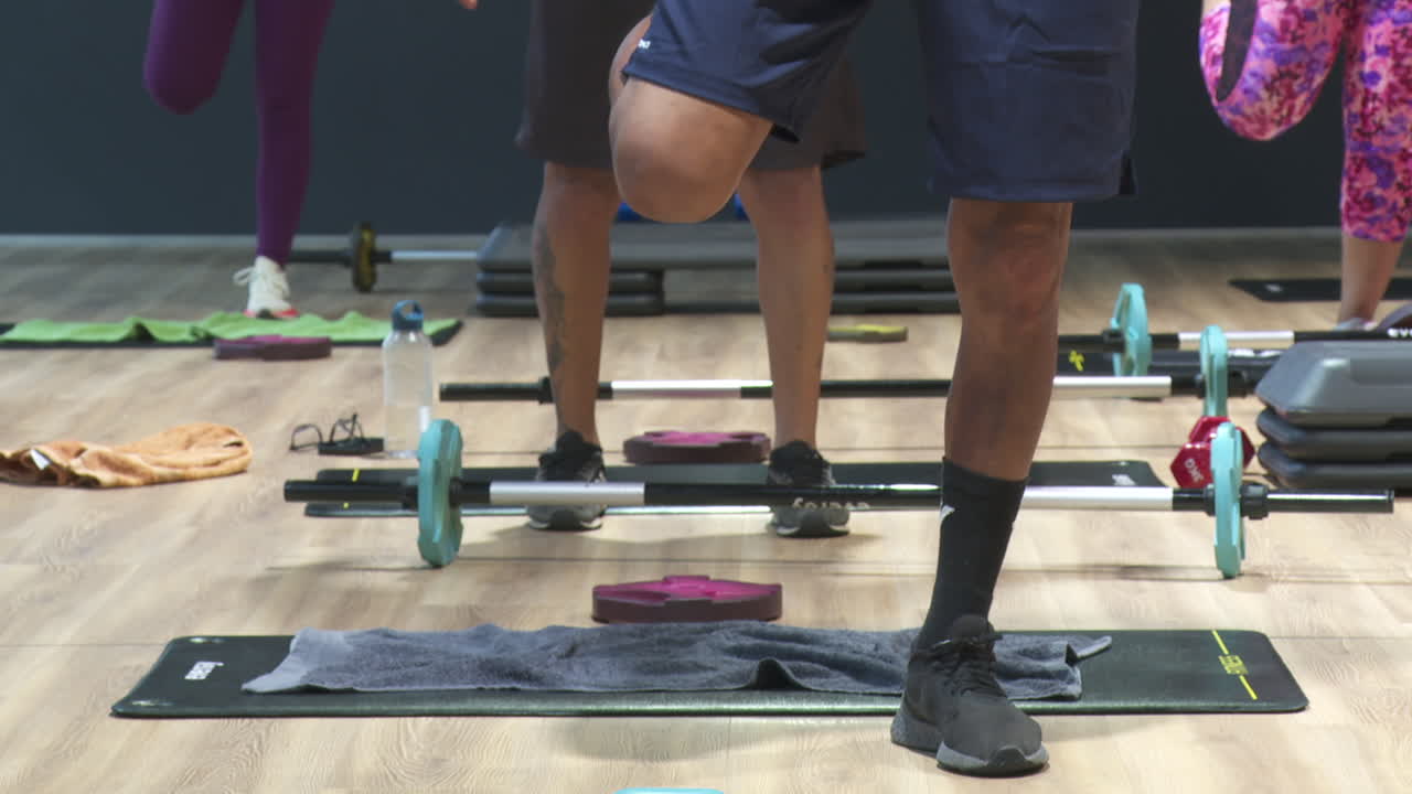 Fitness Class in Progress