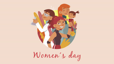 women's day celebration illustration