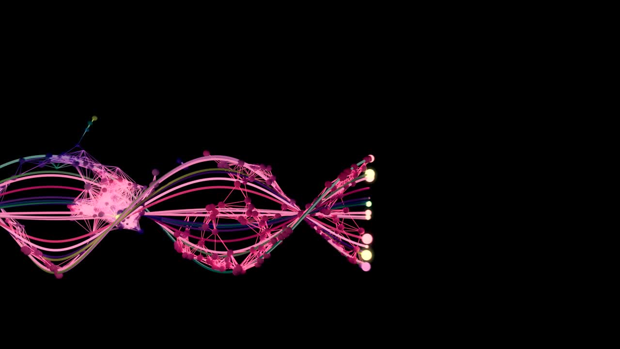 crecimiento de la red molecular.