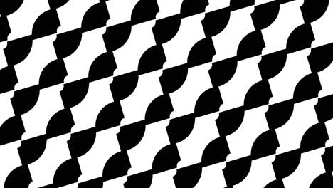 Circular-black-and-white-pattern-with-overlapping-circles