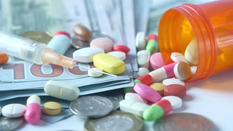 drugs, money, and medical supplies