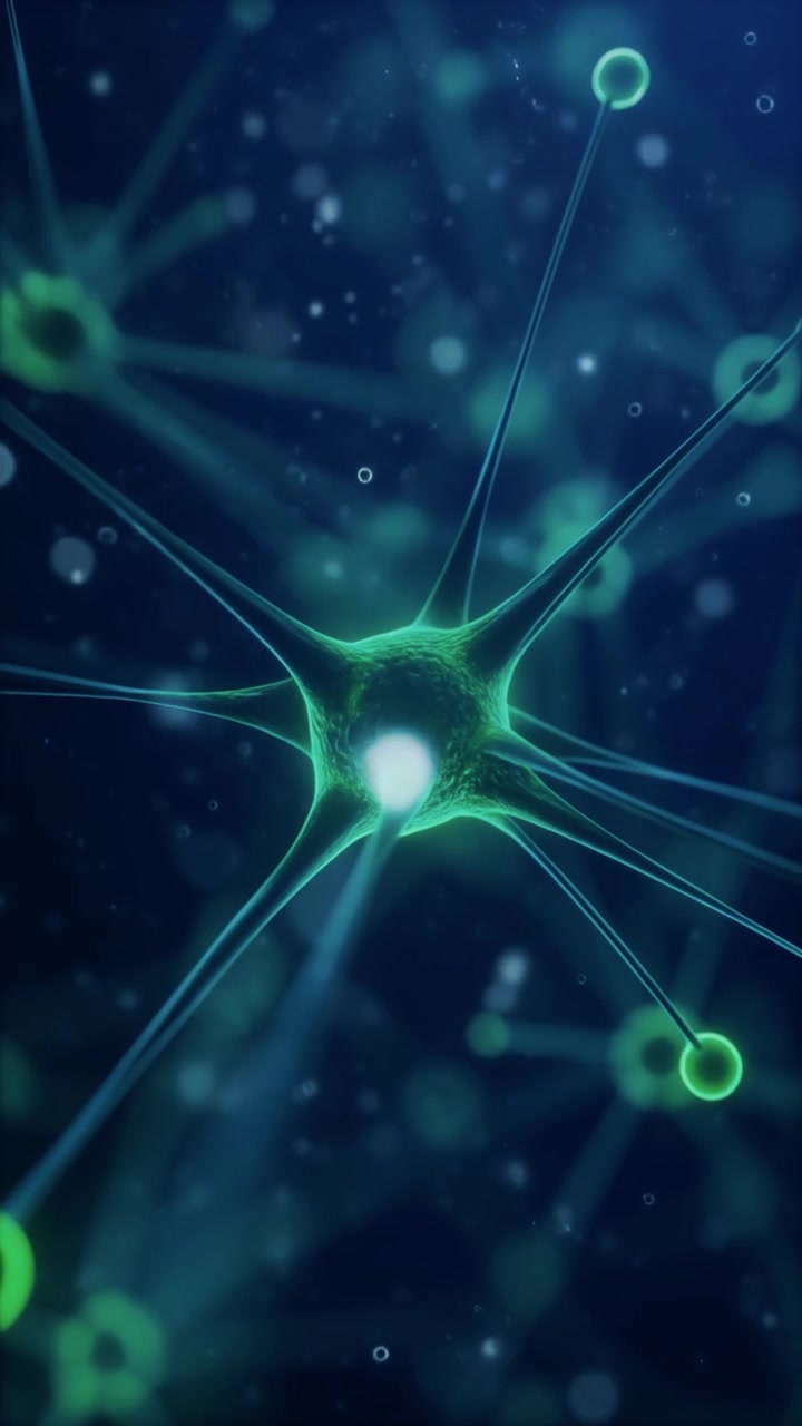 Abstract Animation of Neural Network Connections in Deep Space