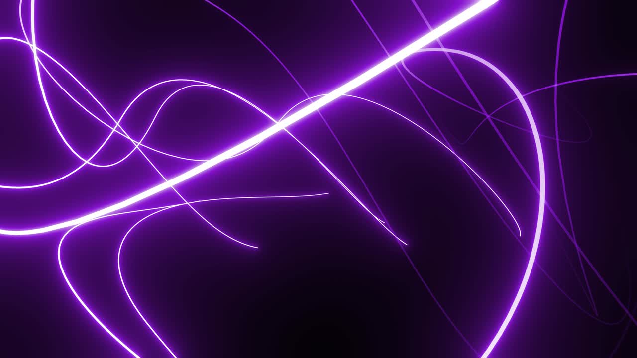 fondo de bucle de trazo de neón