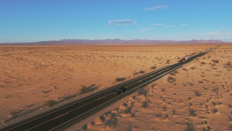 modern car driving on a street in the desert