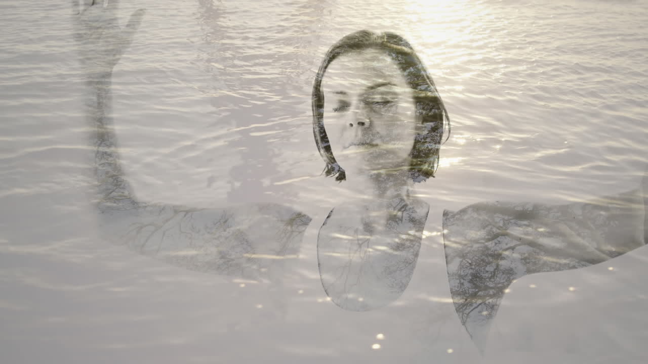 요가를 하는 여자